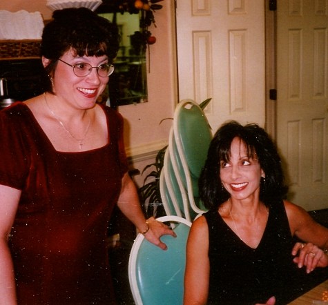 One of my favorite pictures of the two of us together. My sister's eyes say it all!